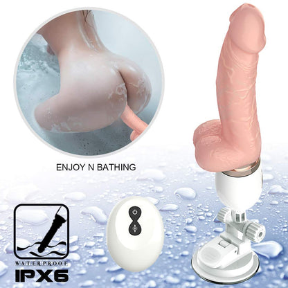 Remote Controlled Swinging Vibrating Dildo With Stand