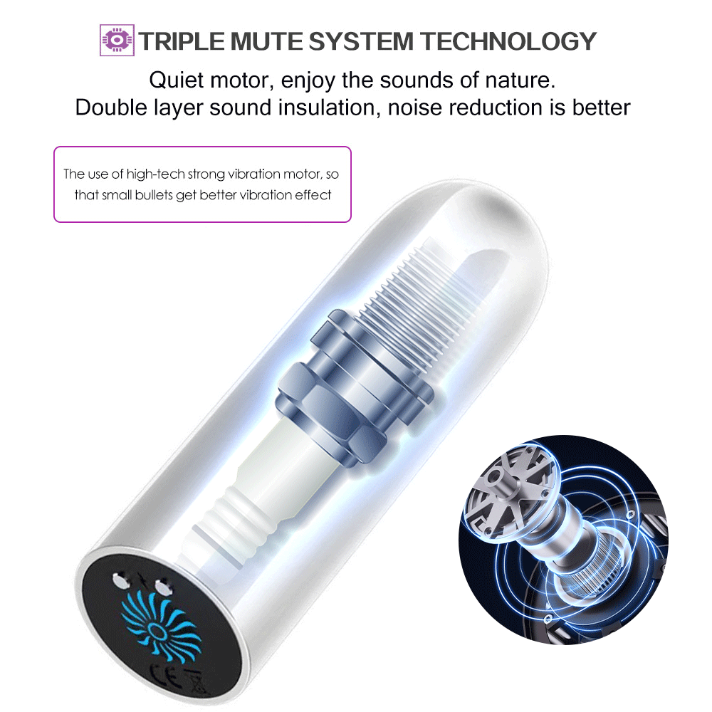 Metallic Plating Fully Waterproof Powerful Bullet Vibrator