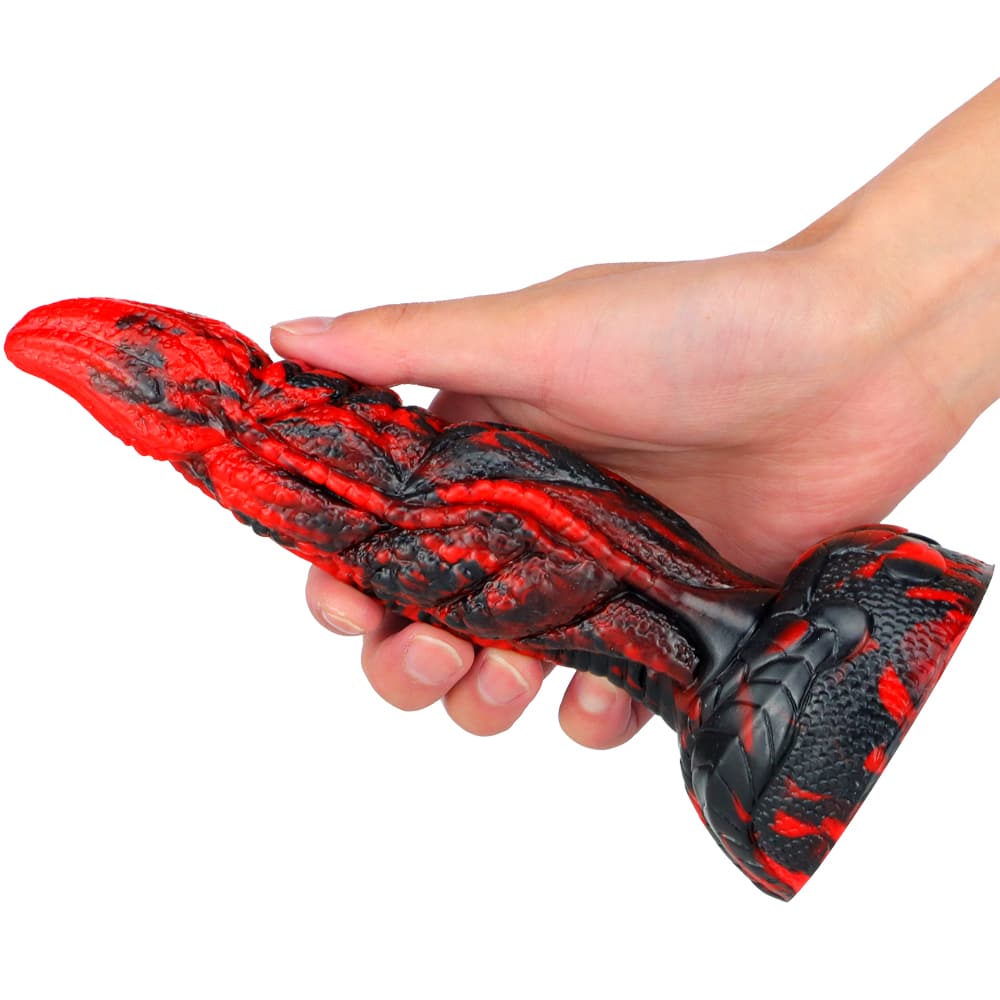 Fantasy Unique Sculpt Health Friendly Safe Silicone Dildo