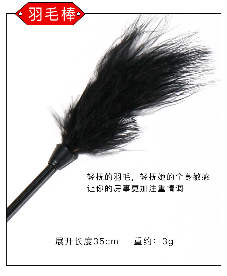 Premium Leather Texture Seductive 16pcs Sex BDSM Kit