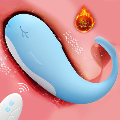 Pocket Size Remote Controlled Intelligent Heating Vibrator
