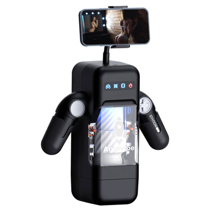 Robot Gaming Stick Design Retractable Vibration Masturbator