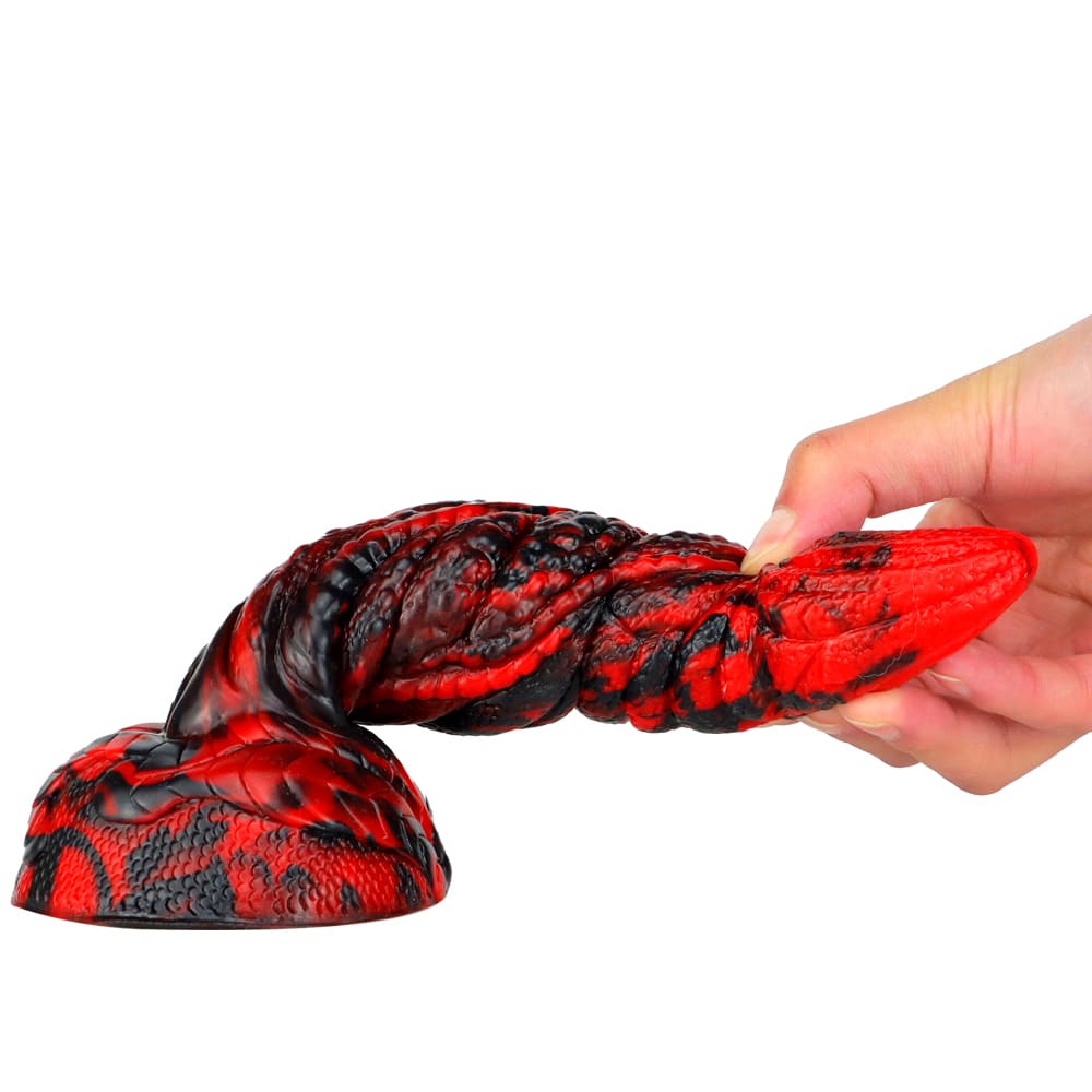 Fantasy Unique Sculpt Health Friendly Safe Silicone Dildo