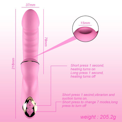 Most Popular Smart Heating Clitoris Gently Sucking Vibrator