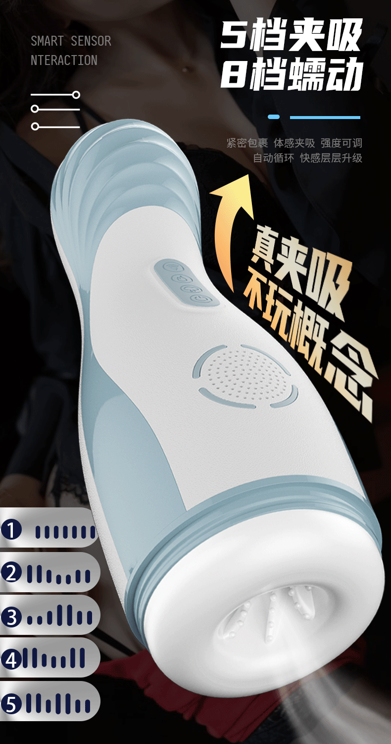 Multi Pleasure Swallowing Sucking Squeezing Maturbation Cup