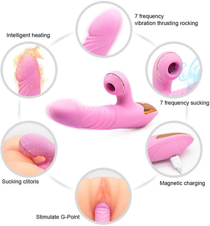 Most Popular Smart Heating Clitoris Gently Sucking Vibrator